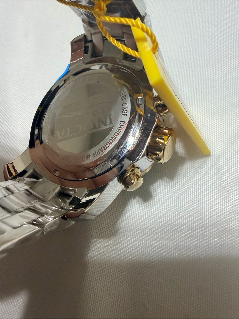 Invicta Pro Diver Scuba Green Dial Two-Tone Chronograph Watch - Picture 6 of 8